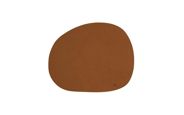 Raw Dækkeserviet Recycled Læder Cinnamon Brown