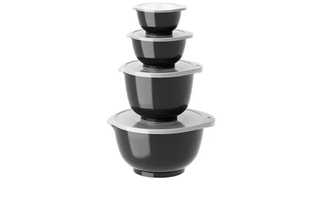 Rosti Margrethe Røreskålesæt 8 Dele 0,25 0,5 1,5 3 Liter Carbon Black