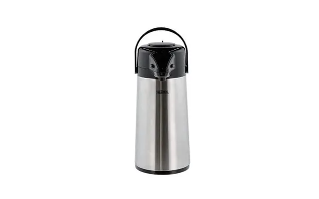 Thermos Termokande Med Pumpe 1,9 Liter Stål Sort