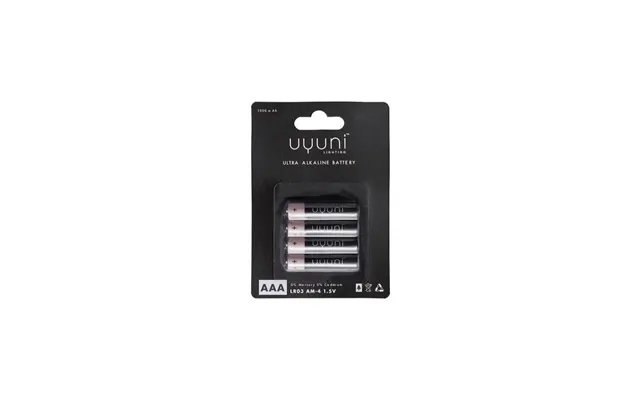 Uyuni Aaa Batterier 1,5v 4 Stk