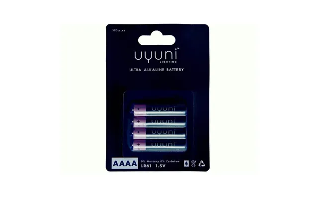 Uyuni Aaaa Batteri 1,5v 580mah - 4-pak