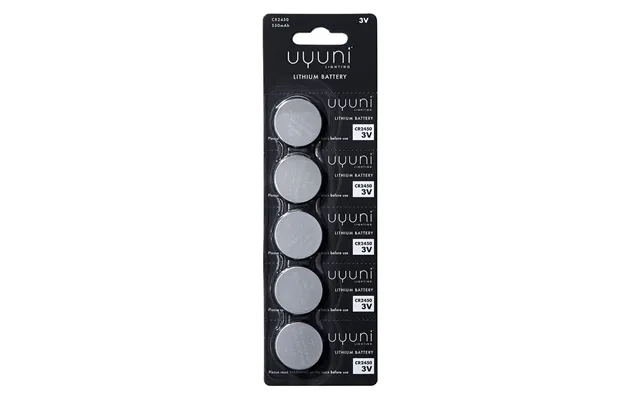 Uyuni Cr2450 Batteri 3v 550mah - 5-pak