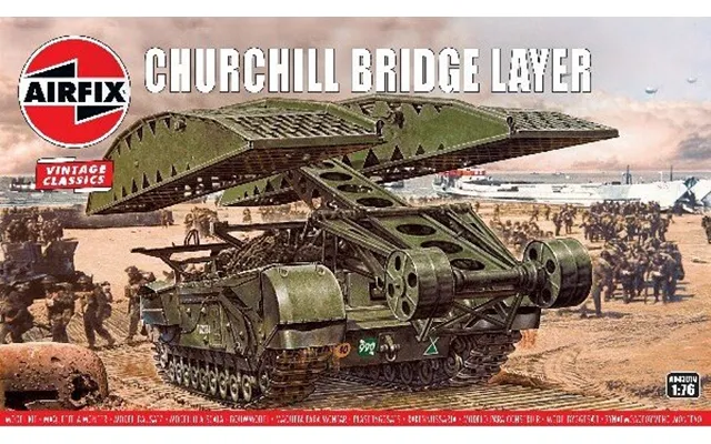 Airfix - Churchill Bridge Tank Byggesæt