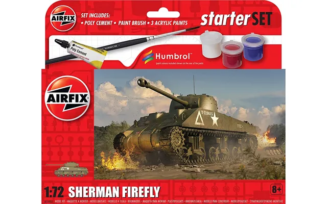 Airfix - Sherman Firefly Tank Byggesæt