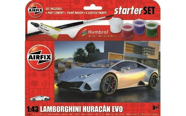 Airfix Starter Set - Lamborghini Huracan Evo