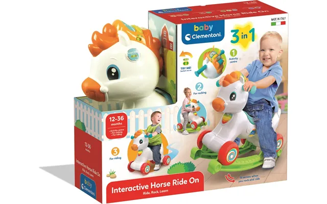 Baby Clementoni - Interactive Horse Ride On