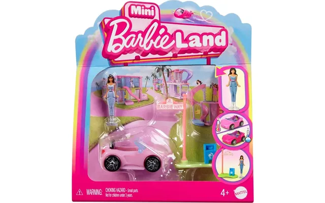 Barbie - Mini Barbieland Convertible Og Dukke