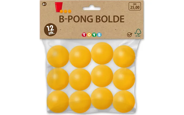 Beer Pong Bolde - 12 Stk