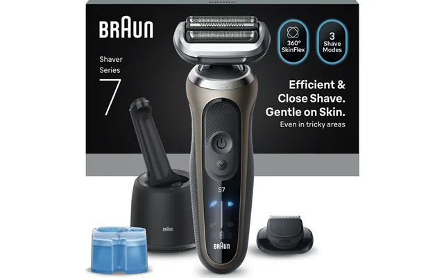 Braun - Series 7 Elektrisk Barbermaskine, Smartcare Center, 1 Tilbehørsdel, 72-c7200cc
