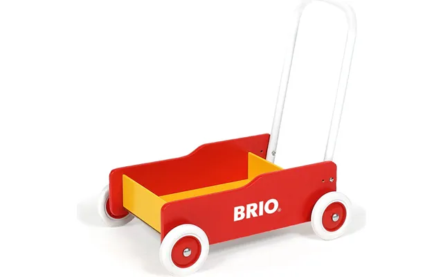 Brio Gåvogn I Træ - Rød