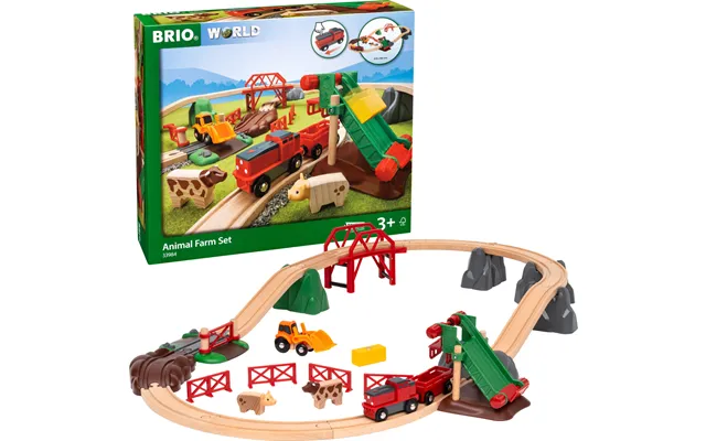 Brio World - Togbane Og Tog Bondegårdssæt