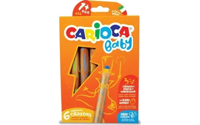 Carioca Baby - 3-i-1 Farvekridt Til Børn
