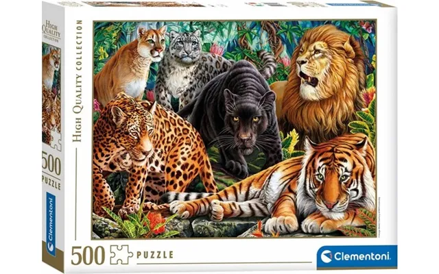 Clementoni Puslespil - Wild Cats