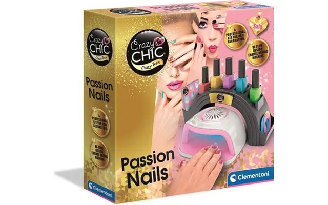 Crazy Chic - Negle Salon Sæt Med Negletørrer