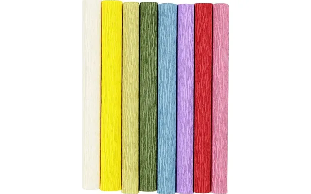 Crepepapir Til Diy Blomster - 8 Ruller