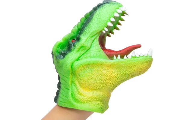 Dinosaur Hånddukke I Gummi - Assorteret