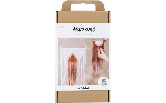 Diy Macramé Vægdekoration Kit - Øvet