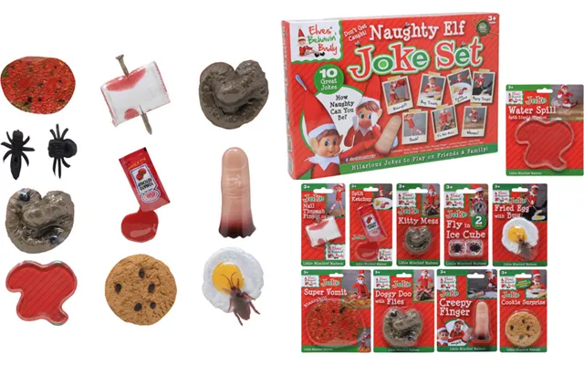 Elves Behavin' Badley - Naughty Elf Box Of 10 Jokes