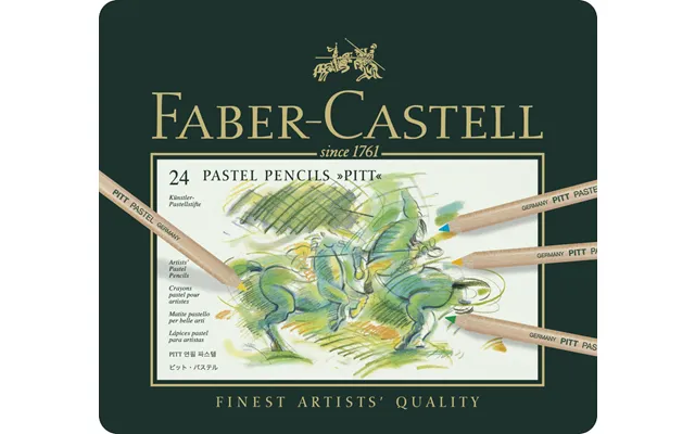 Faber-castell - Pitt Pastel Farveblyanter I Tinæske