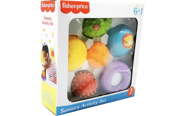 Fisher Price - 6-i-1 Sanselegetøj Aktivitetssæt