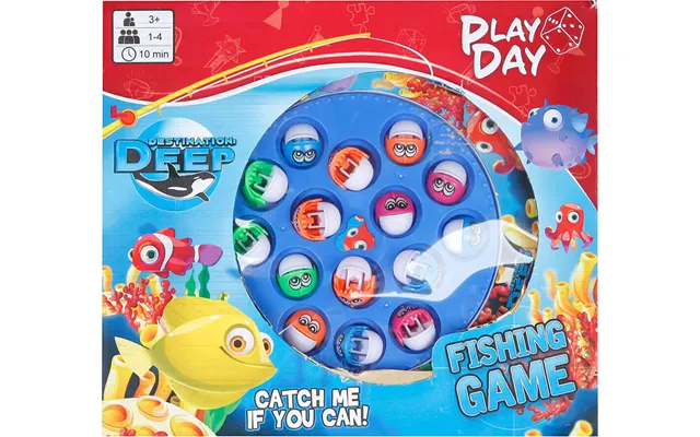 Fiskespil Med Musik Og 15 Fisk