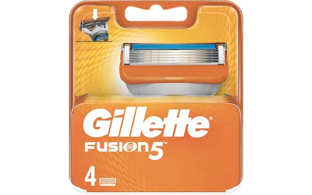 Gillette Fusion Barberblade Og Barberskraber - 4 Blade