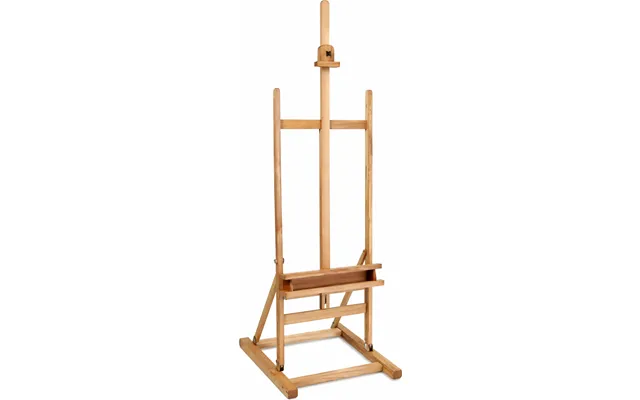 Gulvstaffeli I Træ - . Lærred På 120 Cm