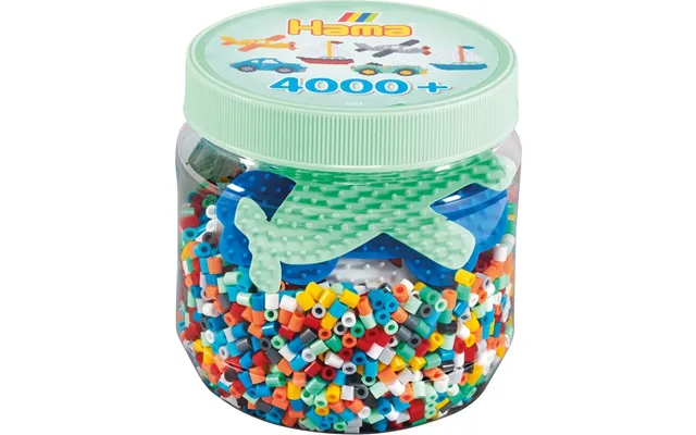 Hama Midi Perler - 4.000 Perler I Spand