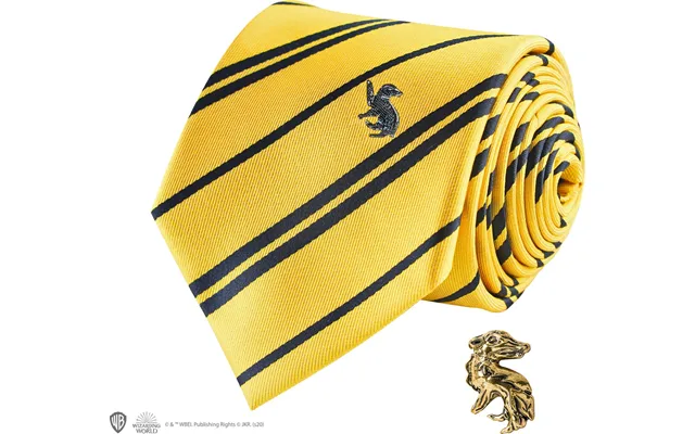 Harry Potter - Hufflepuff Slips Med Broche