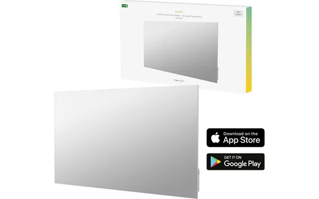Hombli - Smart Ir Glas Varmepanel 600w, Spejl 600w