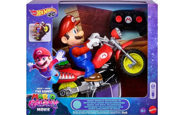 Hot Wheels Rc - Mario Galaxy Movie Motorbike