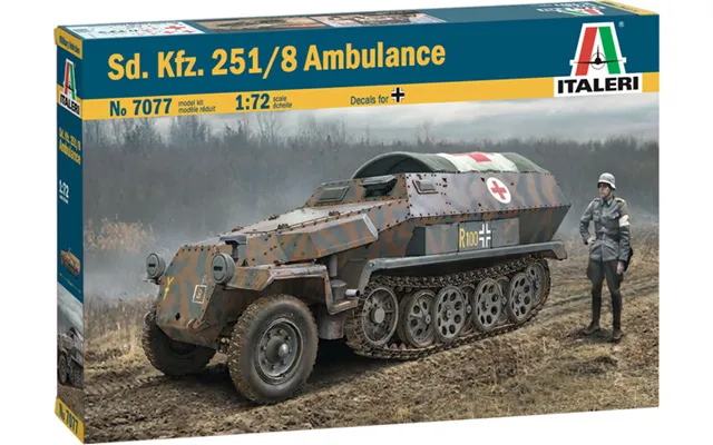 Italeri - Sd. Kfz. 251 Ambulance Tank Byggesæt