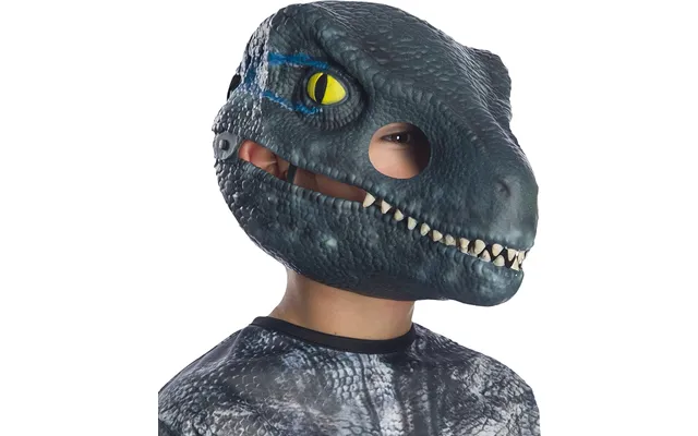 Jurassic World - Velociraptor Maske Til Børn