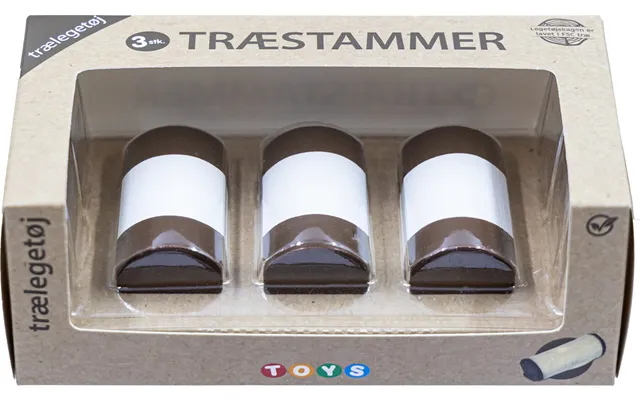 Kage Legetøj I Træ - Træstammer