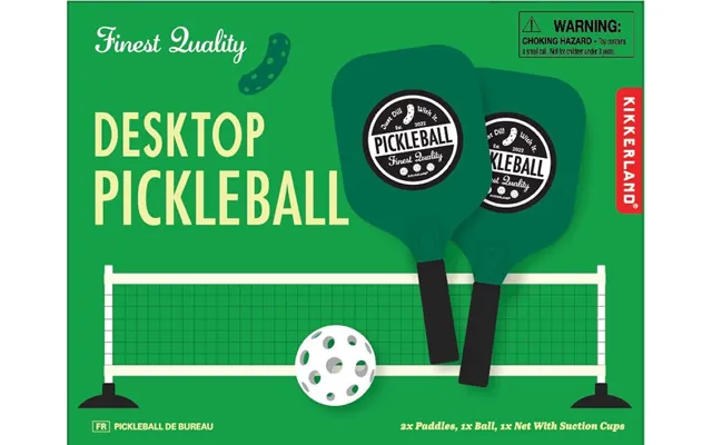 Kikkerland - Bord Pickleball Sæt Inkl. Net, 2 Bat Og Bold