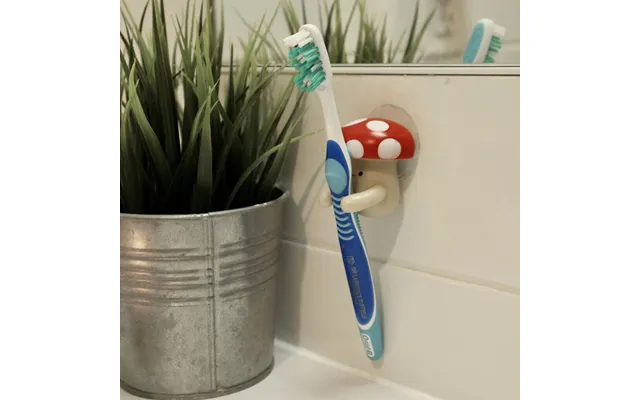 Kikkerland - Mushroom Toothbrush Holder