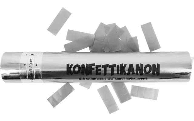 Konfettikanon - Sølv
