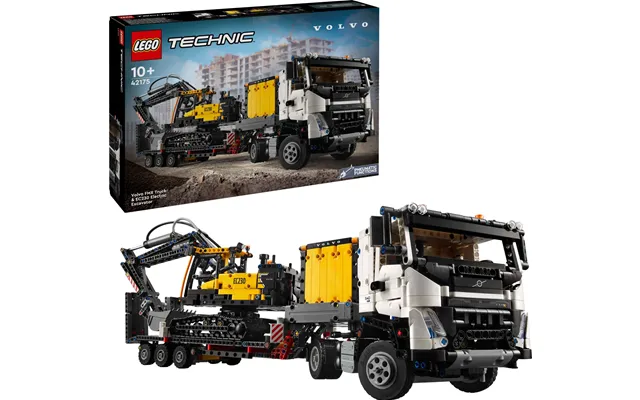 Lego Technic - Volvo Fmx Lastbil Og Ec230 Elektrisk Gravemaskine