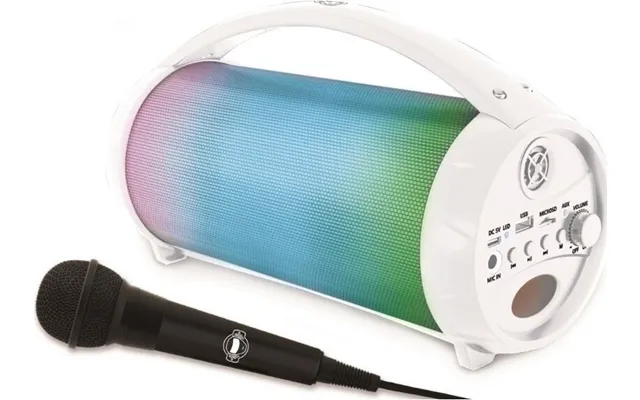 Lexibook - Iparty Bluetooth Højttaler Med Lys Og Mikrofon