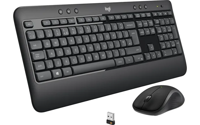 Logitech Mk540 Advanceret Trådløs Tastatur Og Mus Sæt - Nordic
