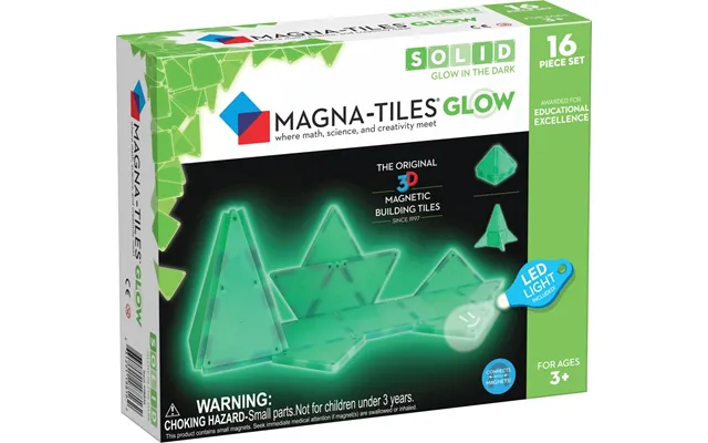 Magna-tiles - Glow In The Dark Udvidelse Magnetsæt