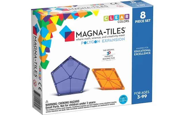 Magna-tiles - Polygon Magnetsæt
