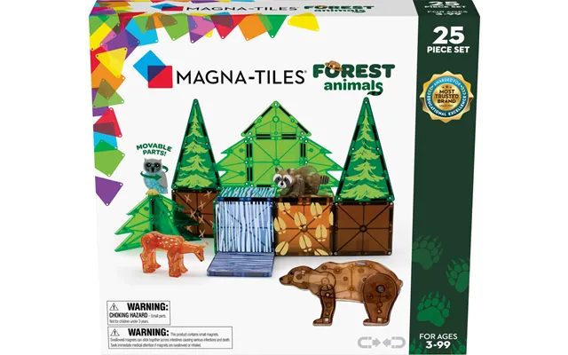 Magna-tiles - Skovens Dyr Magnetsæt