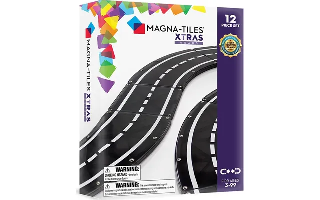 Magna-tiles - Xtras Vejbane Magnetsæt