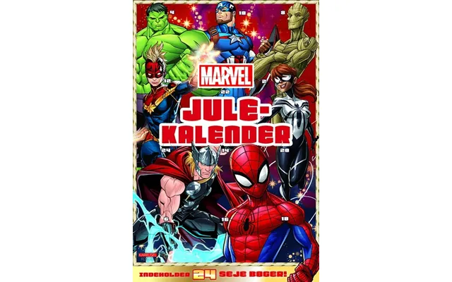 Marvel Julekalender Med 24 Bøger