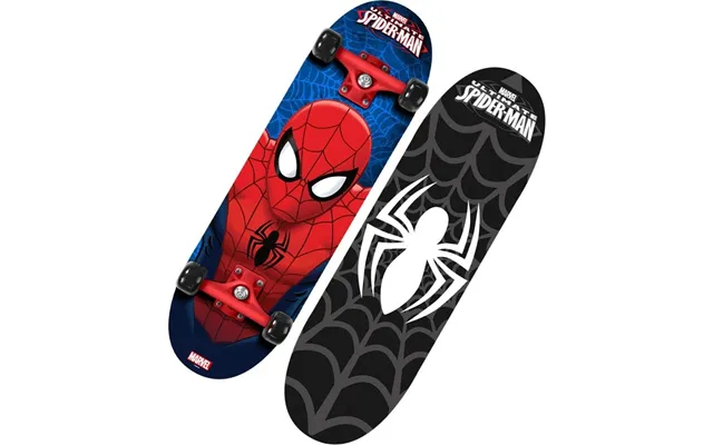 Marvel - Ultimate Spider-man Skateboard Med Dobbelt Kick