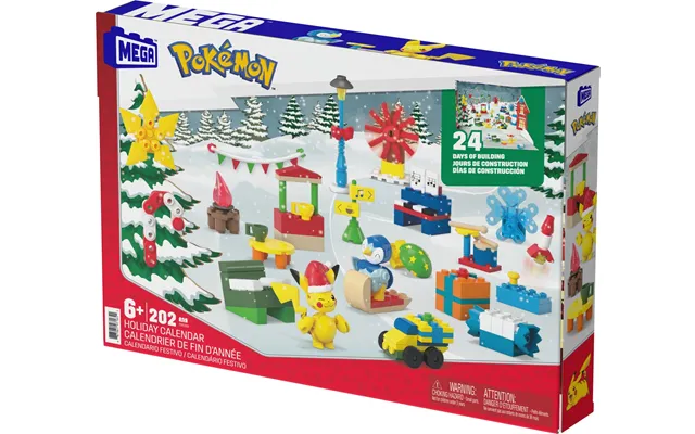 Mega - Pokémon Julekalender Med Byggesæt