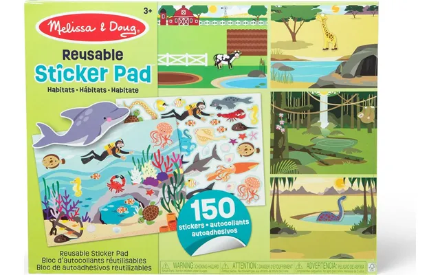 Melissa & Doug - Genanvendelige Klistermærker
