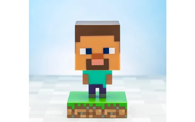 Minecraft Steve Figur Med Lys