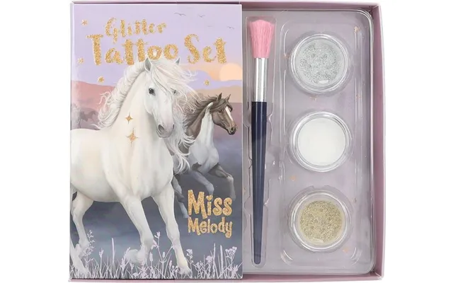 Miss Melody - Glitter Tattoo Sæt Til Børn